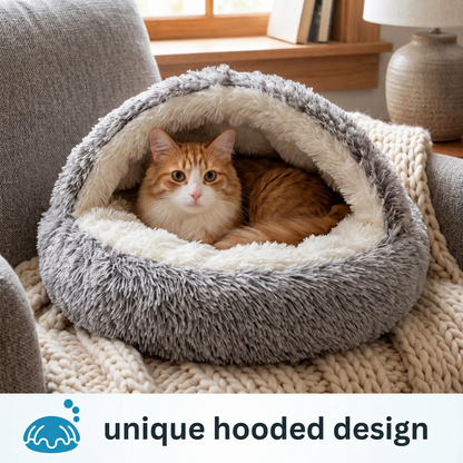 cozy cave - premium cat bed