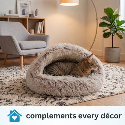 cozy cave - premium cat bed