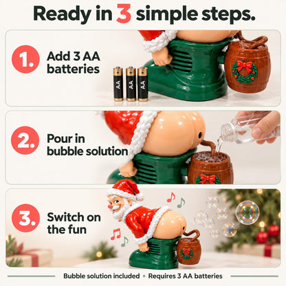 Funny Farting Santa Machine
